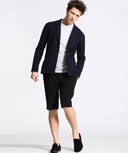 RECENCY OF MINE（リーセンシー オブ マイン）の「【Recency of Mine】総針ストライプカーディガン（カーディガン/ボレロ・メンズ・ネイビー/ブラック/オフホワイト・46/44/48）」の9枚目の写真