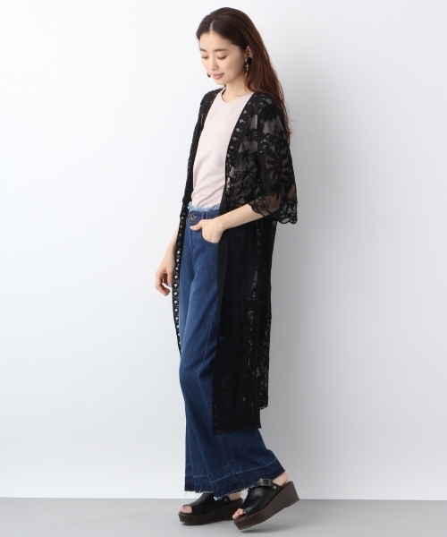 LEPSIM（レプシィム）の「ソウレースコート　762781（その他アウター・レディース・オフホワイト/ブラック・LARGE/MEDIUM）」の6枚目の写真