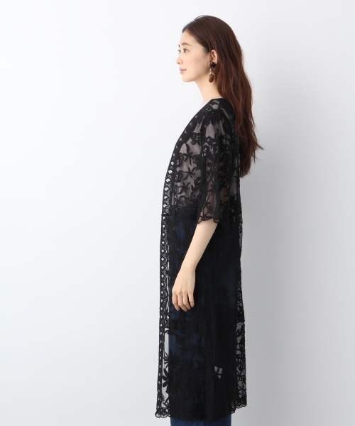 LEPSIM（レプシィム）の「ソウレースコート　762781（その他アウター・レディース・オフホワイト/ブラック・LARGE/MEDIUM）」の7枚目の写真