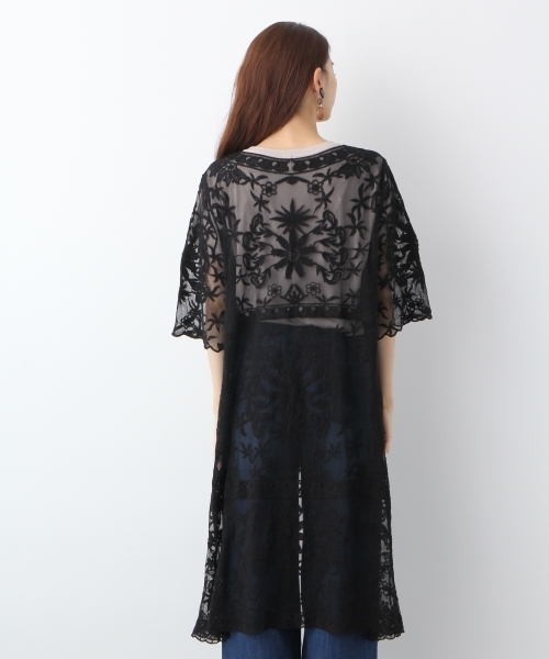 LEPSIM（レプシィム）の「ソウレースコート　762781（その他アウター・レディース・オフホワイト/ブラック・LARGE/MEDIUM）」の9枚目の写真