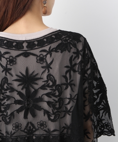 LEPSIM（レプシィム）の「ソウレースコート　762781（その他アウター・レディース・オフホワイト/ブラック・LARGE/MEDIUM）」の13枚目の写真