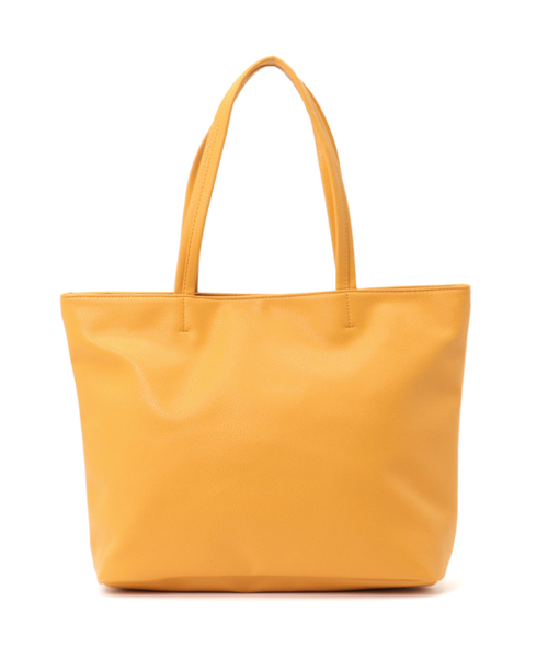 WEGO（ウィゴー）の「WEGO/カラーフェイクレザートートバッグ（トートバッグ・メンズ・ターコイズブルー/イエロー/ネイビー/カーキ/ブラック/レッド/ホワイト/ブラウン/ダークブラウン・FREE）」の17枚目の写真