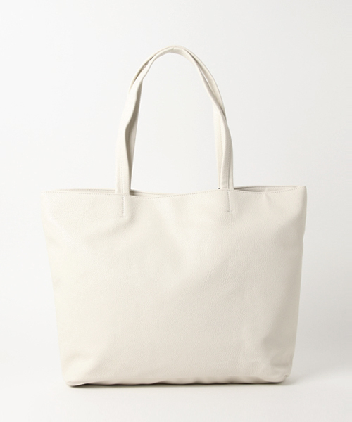 WEGO（ウィゴー）の「WEGO/カラーフェイクレザートートバッグ（トートバッグ・メンズ・ターコイズブルー/イエロー/ネイビー/カーキ/ブラック/レッド/ホワイト/ブラウン/ダークブラウン・FREE）」の20枚目の写真