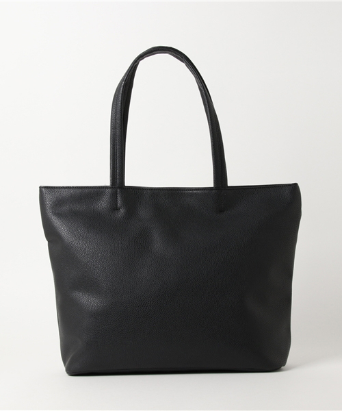 WEGO（ウィゴー）の「WEGO/カラーフェイクレザートートバッグ（トートバッグ・メンズ・ターコイズブルー/イエロー/ネイビー/カーキ/ブラック/レッド/ホワイト/ブラウン/ダークブラウン・FREE）」の21枚目の写真