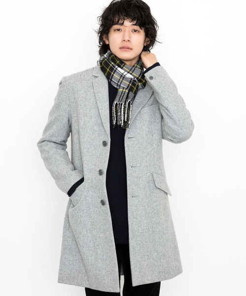 Studious ステュディオス の Studious メルトンチェスターコート チェスターコート Wear