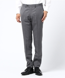 NEW ZEALAND WOOLドビーストライプスラックス
