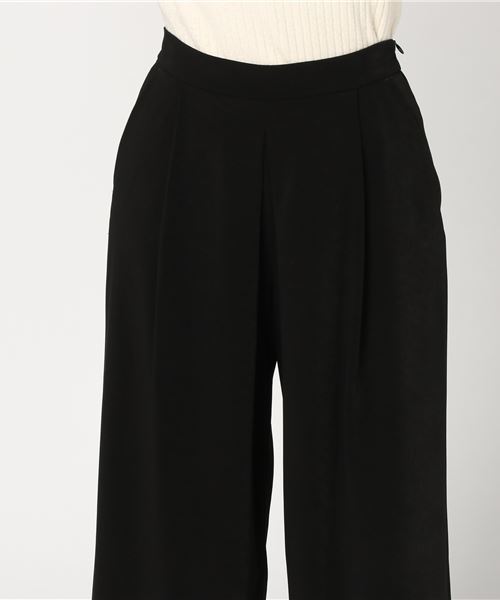 N.（N. Natural Beauty Basic）（エヌエヌナチュラルビューティーベーシック）の「ピーチクロスワイドパンツ（その他パンツ・レディース・ブラック/ベージュ/ブラウン・MEDIUM）」の21枚目の写真