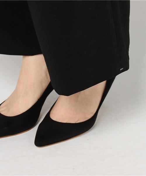 N.（N. Natural Beauty Basic）（エヌエヌナチュラルビューティーベーシック）の「ピーチクロスワイドパンツ（その他パンツ・レディース・ブラック/ベージュ/ブラウン・MEDIUM）」の4枚目の写真