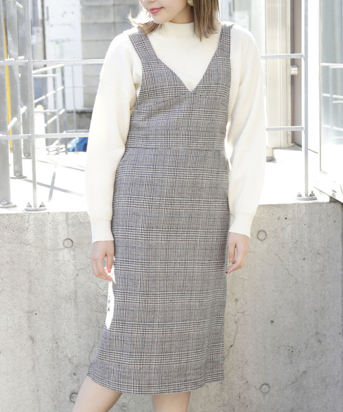 RAY CASSIN（レイカズン）の「ゴマジャガードチュニックプルオーバー（ニット/セーター・レディース・ブラック/グリーン/キナリ・FREE）」の9枚目の写真