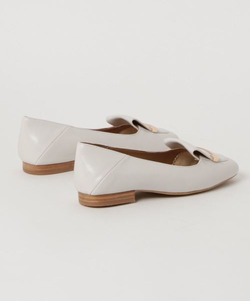 mio notis（ミオノティス）の「【MIO NOTIS(ミオ ノティス)】スクエアシューズ（パンプス・レディース・ホワイト/イエロー・36/37/38）」の3枚目の写真