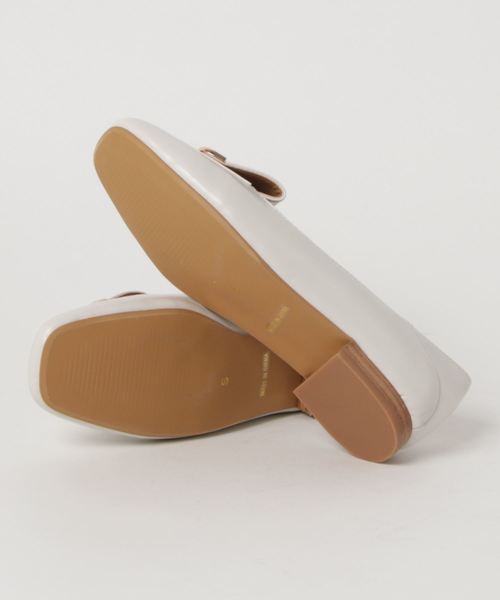 mio notis（ミオノティス）の「【MIO NOTIS(ミオ ノティス)】スクエアシューズ（パンプス・レディース・ホワイト/イエロー・36/37/38）」の4枚目の写真