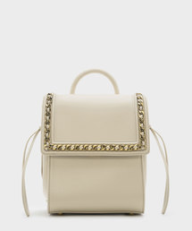 CHARLES & KEITH | チェーンディテールプッシュロックショルダーバッグ / CHAIN-DETAIL PUSH-LOCK SHOULDER BAG(ショルダーバッグ)