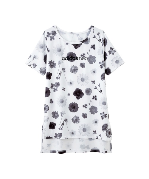 adidas neo（アディダスネオ）の「【adidas neo】フラワー柄Tシャツ