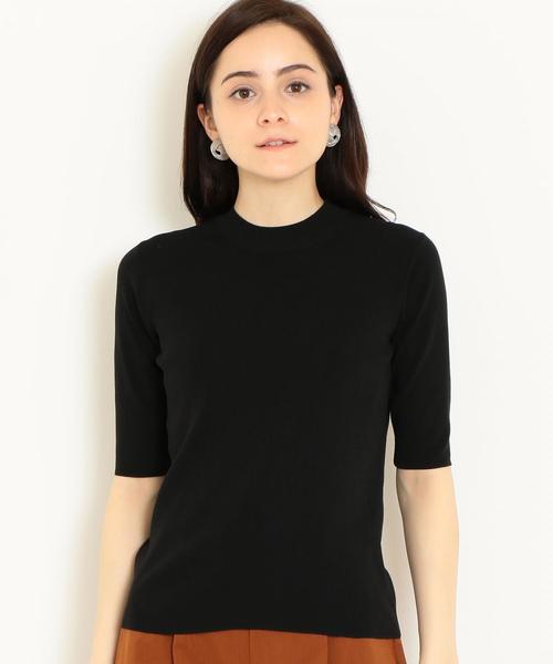 green label relaxing（グリーンレーベルリラクシング）の「[手洗い可能] KFC ソウバリ クルーネック ニット（ニット/セーター・レディース・ケリー/ブラック/ホワイト/ピンク・FREE）」の7枚目の写真