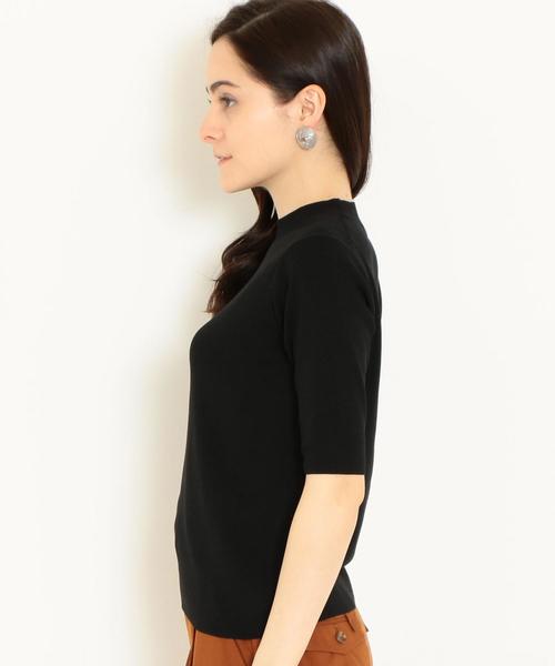 green label relaxing（グリーンレーベルリラクシング）の「[手洗い可能] KFC ソウバリ クルーネック ニット（ニット/セーター・レディース・ケリー/ブラック/ホワイト/ピンク・FREE）」の6枚目の写真