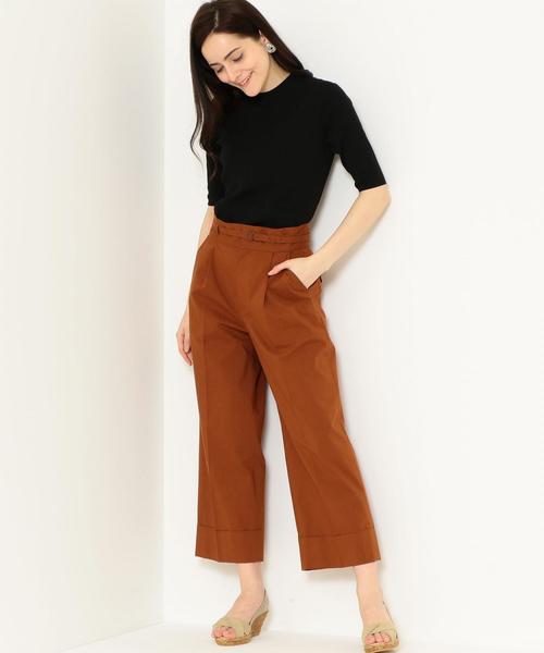 green label relaxing（グリーンレーベルリラクシング）の「[手洗い可能] KFC ソウバリ クルーネック ニット（ニット/セーター・レディース・ケリー/ブラック/ホワイト/ピンク・FREE）」の5枚目の写真