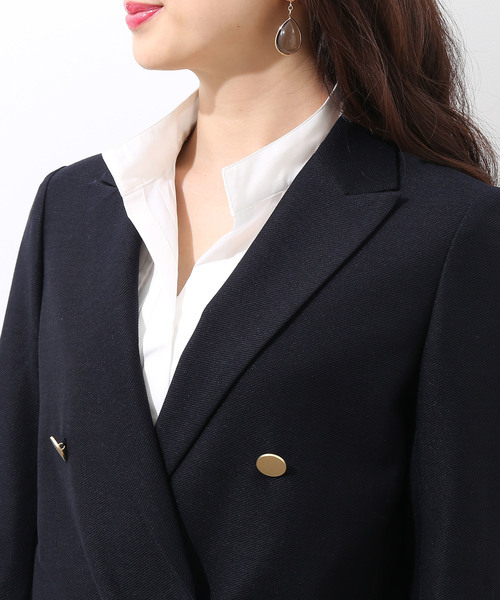 ROPE'（ロペ）の「【NORITAKE】ジャージージャケット（テーラードジャケット・レディース・ネイビー・36/40/38）」の14枚目の写真