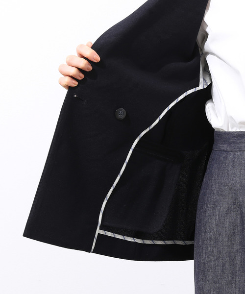 ROPE'（ロペ）の「【NORITAKE】ジャージージャケット（テーラードジャケット・レディース・ネイビー・36/40/38）」の8枚目の写真