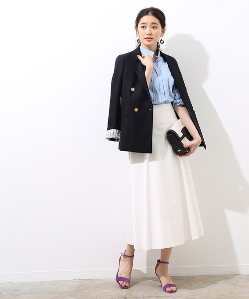 ROPE'（ロペ）の「【NORITAKE】ジャージージャケット（テーラードジャケット・レディース・ネイビー・36/40/38）」の5枚目の写真