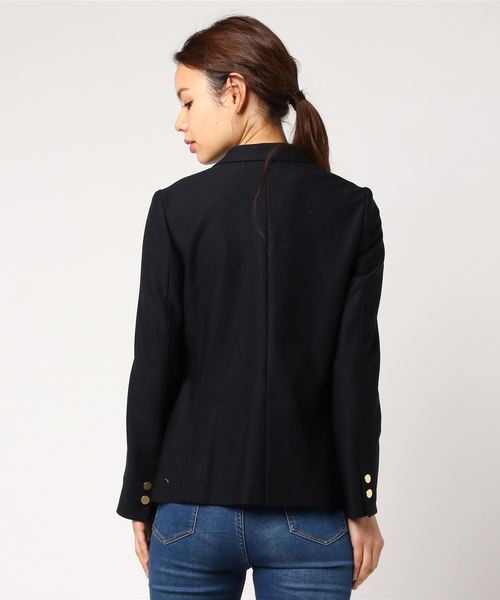 ROPE'（ロペ）の「【NORITAKE】ジャージージャケット（テーラードジャケット・レディース・ネイビー・36/40/38）」の4枚目の写真