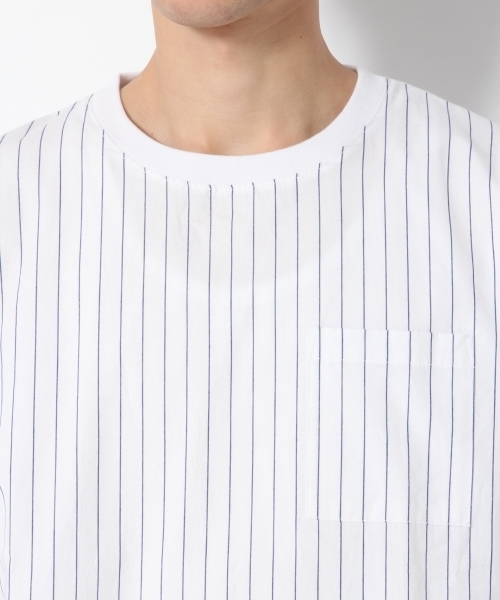 RAGEBLUE（レイジブルー）の「柄切り替えTシャツ/790755（Tシャツ/カットソー・メンズ・ホワイト/ブラック/ベージュ/ネイビー・LARGE/MEDIUM/SMALL）」の16枚目の写真