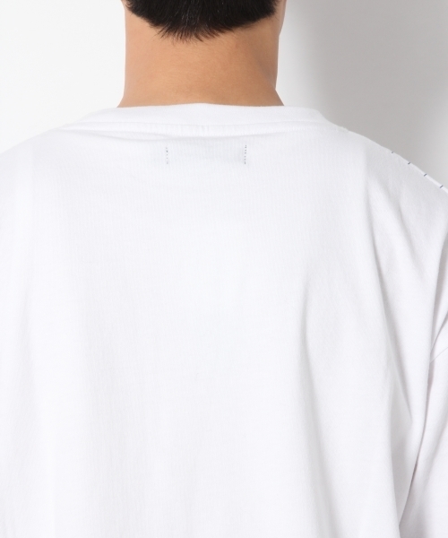 RAGEBLUE（レイジブルー）の「柄切り替えTシャツ/790755（Tシャツ/カットソー・メンズ・ホワイト/ブラック/ベージュ/ネイビー・LARGE/MEDIUM/SMALL）」の12枚目の写真