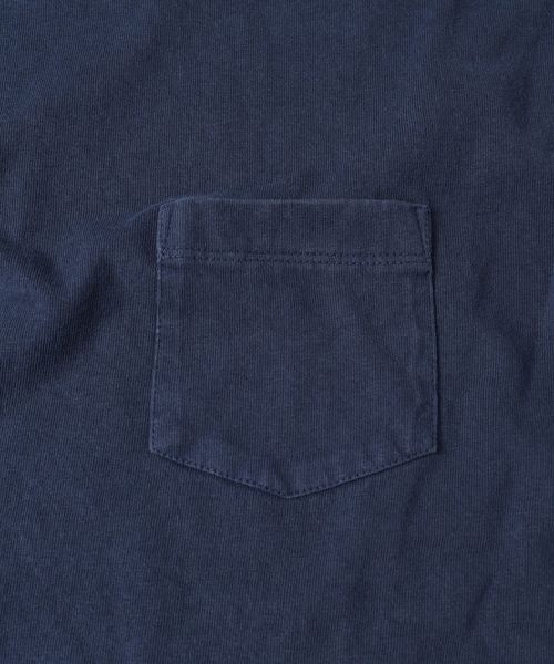 Russell Athletic（ラッセルアスレティック）の「RUSSELL ATHLETIC×SHIPS: 別注 ユーズド加工 ロングTシャツ 18FW□（Tシャツ/カットソー・メンズ・ホワイト/チャコールグレー/ネイビー/バーガンディー/キャメル・SMALL/MEDIUM/LARGE/X-LARGE）」の9枚目の写真