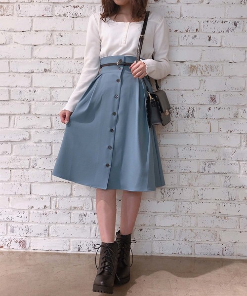 one after another NICE CLAUP(ワンアフターアナザーナイスクラップ)の「レース付サーマルトップス(Tシャツ/カットソー・レディース・ダークブラウン/ベージュ/アイボリー/グレー系その他・FREE)」の10枚目の写真