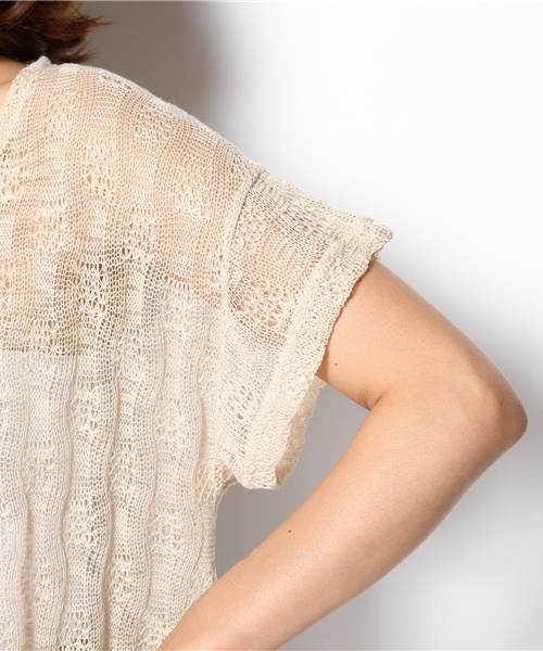 チチカカ（チチカカ）の「アパッチニットプルオーバー（ニット/セーター・レディース・ブラック/ベージュ/ブルー・FREE）」の8枚目の写真