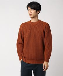 BATONER | BATONER： 【SIGNATURE】片畦 クルーネック ニット(ニット/セーター)