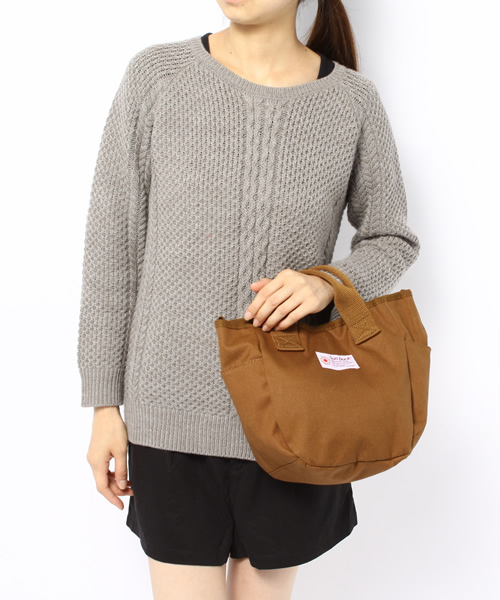 coen（コーエン）の「SUNDUCK（サンダック）2WAYランチトート（トートバッグ・レディース・モカ/レッド/ダークグリーン・フリー）」の5枚目の写真