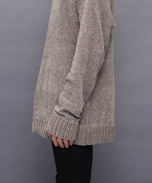 EMMA CLOTHES(エマクローズ)の「シェニールモールクルーネックニット(ニット/セーター・メンズ・ブラック/グレー/ブルー/ワイン・M/L)」の14枚目の写真