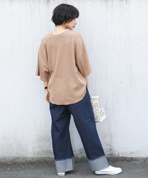 classicalelf（クラシカルエルフ）の「ターンバックヘム ロングパンツ（その他パンツ・レディース・インディゴブルー/ブルー/ブルー系その他・SMALL/MEDIUM/LARGE）」の21枚目の写真