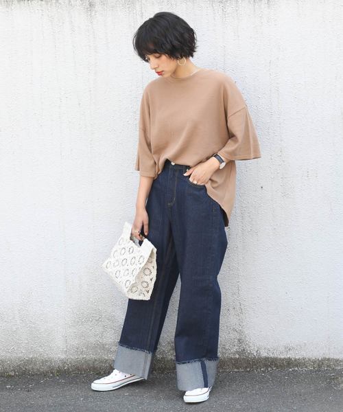 classicalelf（クラシカルエルフ）の「ターンバックヘム ロングパンツ（その他パンツ・レディース・インディゴブルー/ブルー/ブルー系その他・SMALL/MEDIUM/LARGE）」の22枚目の写真