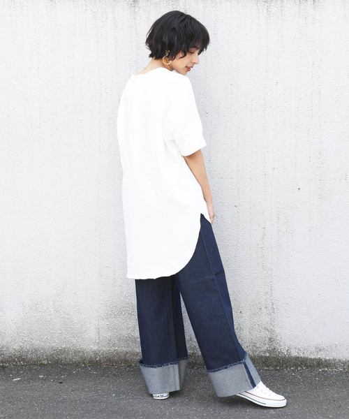 classicalelf（クラシカルエルフ）の「ターンバックヘム ロングパンツ（その他パンツ・レディース・インディゴブルー/ブルー/ブルー系その他・SMALL/MEDIUM/LARGE）」の18枚目の写真