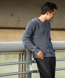 希少　kapital インディゴ染め 綿100% ニット　セーター JOURNAL STANDARD J.S HOMESTEAD J.S.HOMESTEAD インディゴ染め
