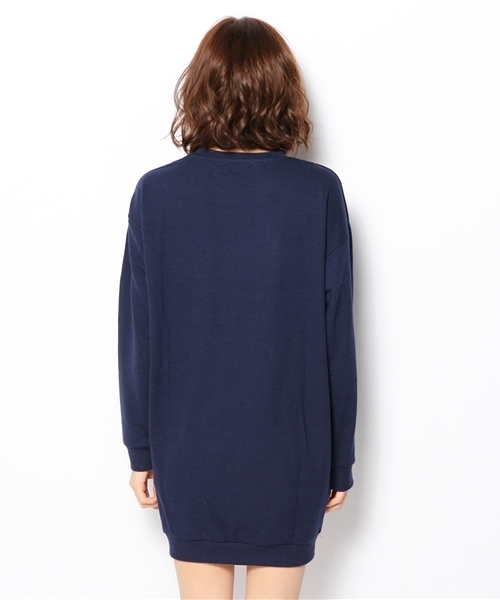 WEGO（ウィゴー）の「WEGO/NEWYORKCITYワンピース（ワンピース・レディース・杢グレー/ネイビー/レッド/グリーン/ワイン/その他1/ブルー・FREE）」の10枚目の写真