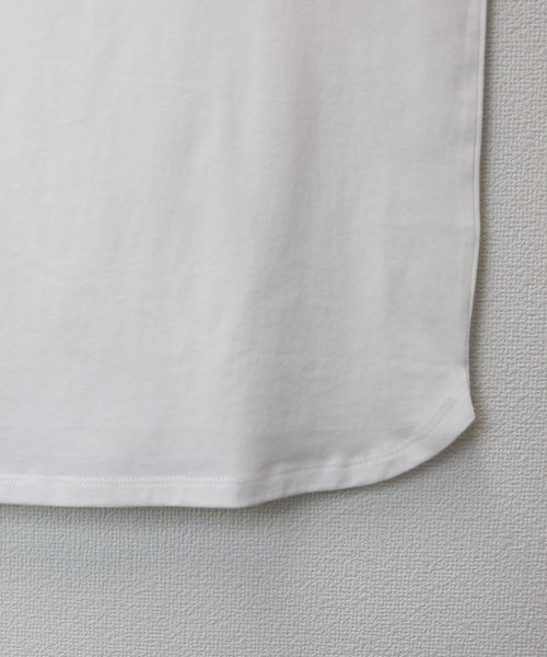 andme(アンドミー)の「綿ノースリーブTシャツ カットソー トップス(Tシャツ/カットソー・レディース・ライトグレー/ベージュ/オレンジ/カーキ/ネイビー/ブラック/オフホワイト・M)」の22枚目の写真