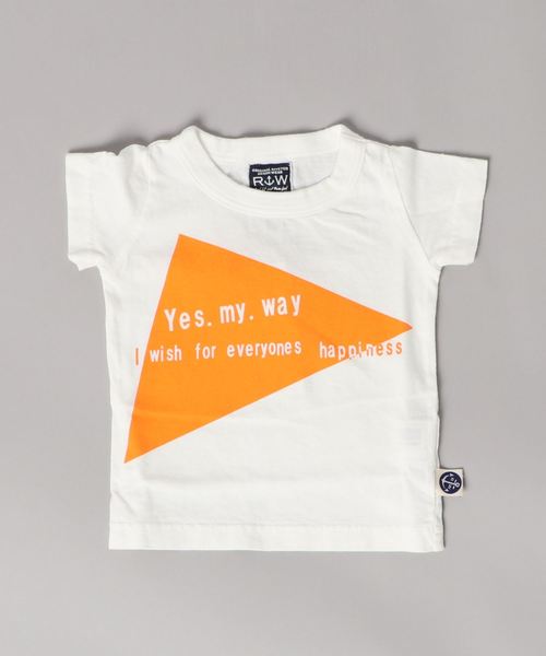 RUGGEDWORKS(ラゲッドワークス)の「キッズ 無地 半袖プリントTシャツ(Tシャツ/カットソー・キッズ・オレンジ/ブルー・80cm/90cm/110cm/100cm/120cm/130cm/140cm)」の6枚目の写真