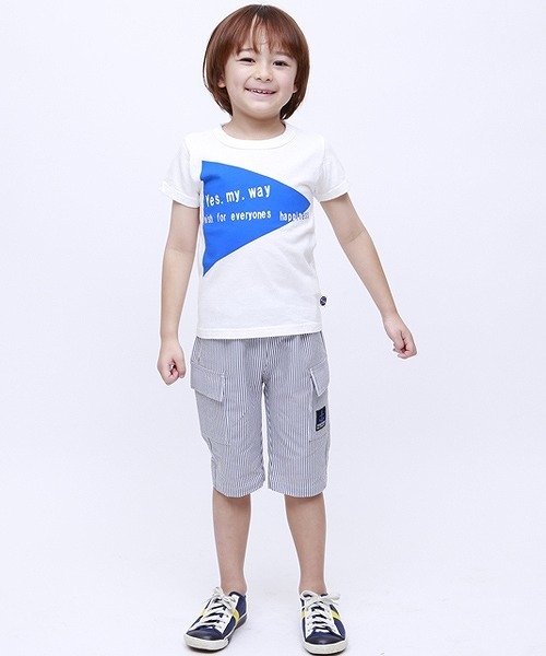 RUGGEDWORKS(ラゲッドワークス)の「キッズ 無地 半袖プリントTシャツ(Tシャツ/カットソー・キッズ・オレンジ/ブルー・80cm/90cm/110cm/100cm/120cm/130cm/140cm)」の4枚目の写真