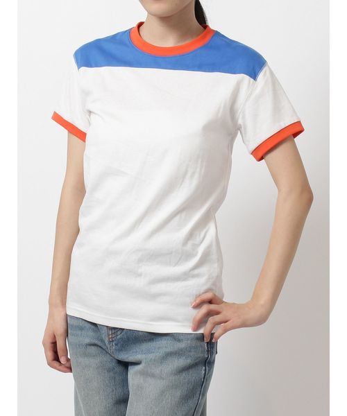 jouetie（ジュエティ）の「カラーブロックT（Tシャツ/カットソー・レディース・ボルドー/オフホワイト/ブラック・MEDIUM）」の18枚目の写真