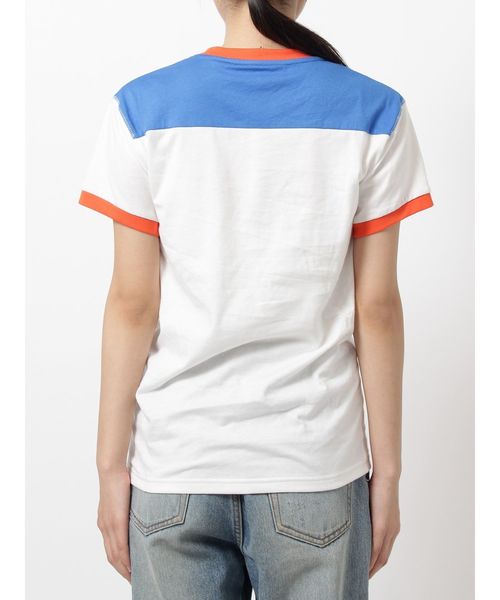 jouetie（ジュエティ）の「カラーブロックT（Tシャツ/カットソー・レディース・ボルドー/オフホワイト/ブラック・MEDIUM）」の12枚目の写真