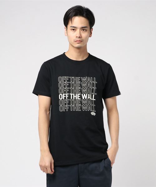 Vans ヴァンズ Vans Off The Wall S S Tee Cd19ss Mt17 Black
