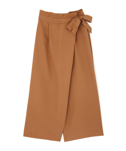 NATURAL BEAUTY BASIC（ナチュラルビューティーベーシック）の「ラップアシメパンツ（その他パンツ・レディース・ネイビー/キャメル・SMALL/MEDIUM/X-SMALL）」の15枚目の写真