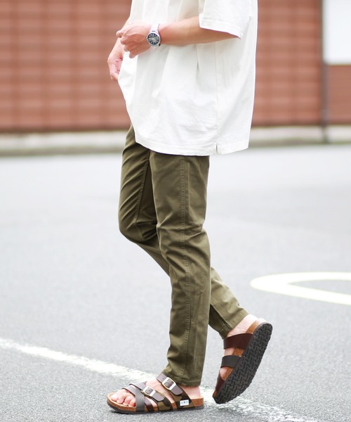 OUTDOOR PRODUCTS(アウトドアプロダクツ)の「OUTDOOR チノストレッチノータックパンツ(チノパンツ・メンズ・ブラック/カーキ/ベージュ/ネイビー・82/85/76/91/88/79)」の8枚目の写真