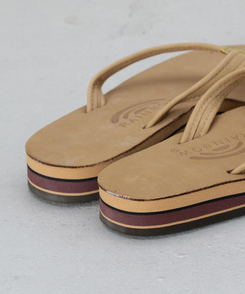 RAINBOW SANDALS（レインボーサンダル）の「＜RAINBOW SANDALS＞NARROW STRAP SANDALS/サンダル（サンダル・レディース・ベージュ/ダークブラウン・6/7）」の8枚目の写真