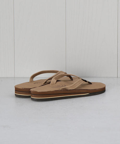 RAINBOW SANDALS（レインボーサンダル）の「＜RAINBOW SANDALS＞NARROW STRAP SANDALS/サンダル（サンダル・レディース・ベージュ/ダークブラウン・6/7）」の9枚目の写真