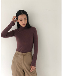 TODAYFUL | ソフトタッチタートルトップス(Tシャツ/カットソー)