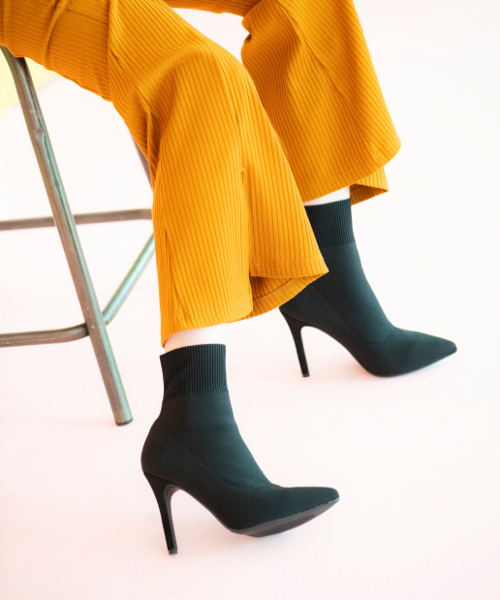 【R&E】ソックスショートブーツ