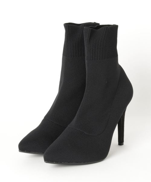 【R&E】ソックスショートブーツ